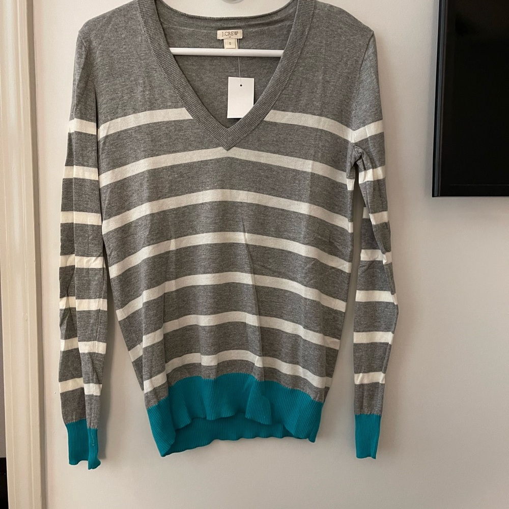 New With Tags! J.Crew V neck sweater